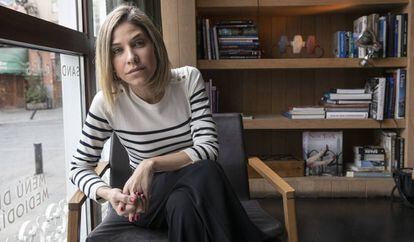 La escritora Karina Sainz, en Madrid.