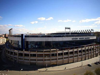 Estadio Vicente Calderón, hogar del Atlético.