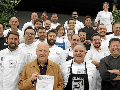 Homenaje de la Asociación Fra Roger a Josep Borràs en Sa Pedrera des Pujol.