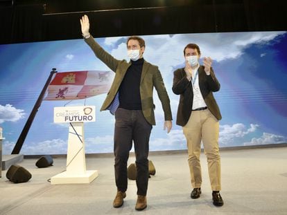 García Egea, durante el Congreso Regional del PP de Castlla y León.