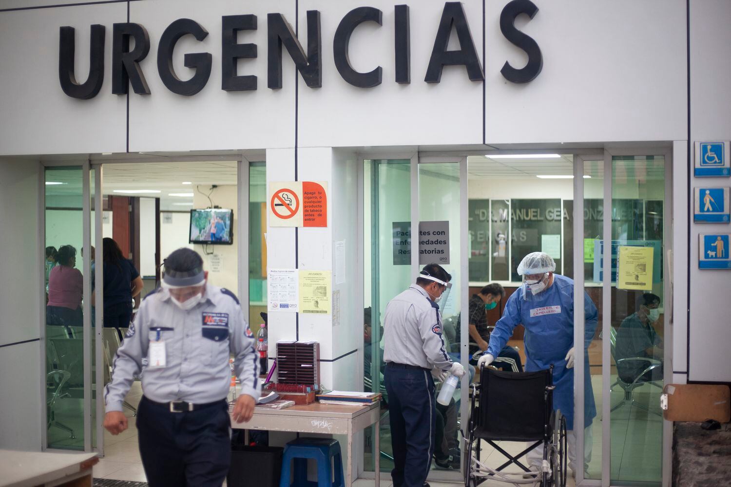 Sala de urgencias del hospital Gea González en Ciudad de México, hace unos días.