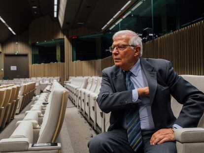 Josep Borrell, en la sede del Consejo Europeo.