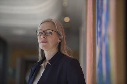 La primatóloga alemana Julia Fischer, fotografiada en Madrid.