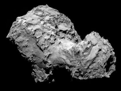 Imagen del cometa 67P/Churyumov–Gerasimenko.