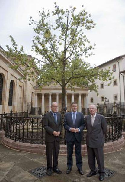 Carlos Garaikoetxea, Patxi L&oacute;pez y Jos&eacute; Antonio Ardanza