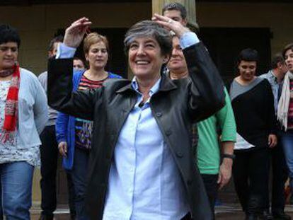 Laura Mintegi, al d&iacute;a siguiente de las elecciones vascas.