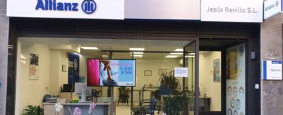 Una oficina de Allianz Seguros.