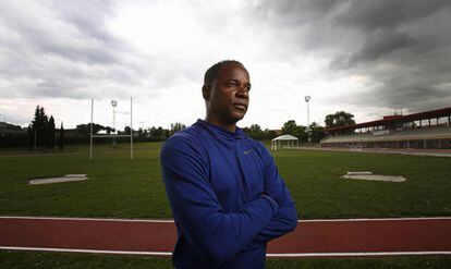 Iván Pedroso, en el centro de entrenamiento de Guadalajara.