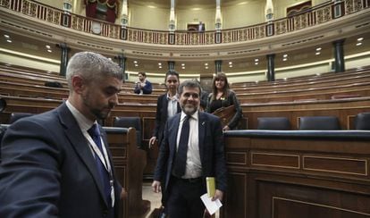 Jordi Sànchez, en el Congreso.