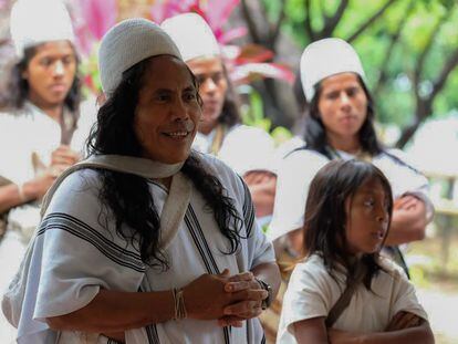 Danilo Villafañe, activista indígena de la Sierra Nevada de Santa Marta, en una foto de archivo. 
