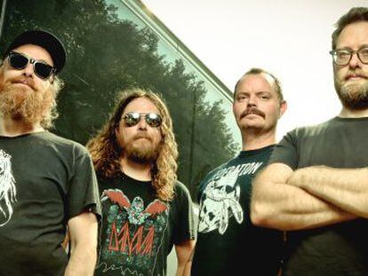 La banda de rock estadounidense Red Fang