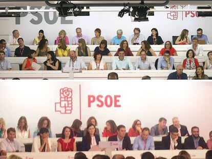 El antes y el después de la comisión ejecutiva del PSOE