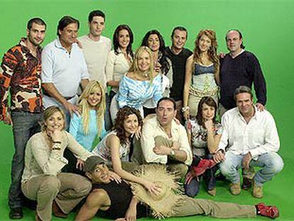 Los aventureros de <i>La isla de los famosos</i>.