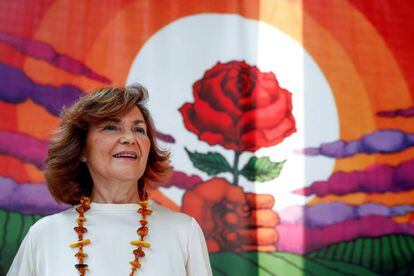 La vicepresidenta del Gobierno en funciones, Carmen Calvo.