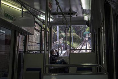 El funicular de Vallvidrera.