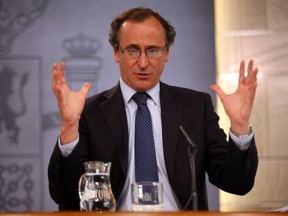 El ministre Alfonso Alonso.