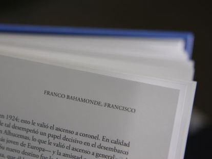 Entrada de Franco en el Diccionario biogr&aacute;fico espa&ntilde;ol.