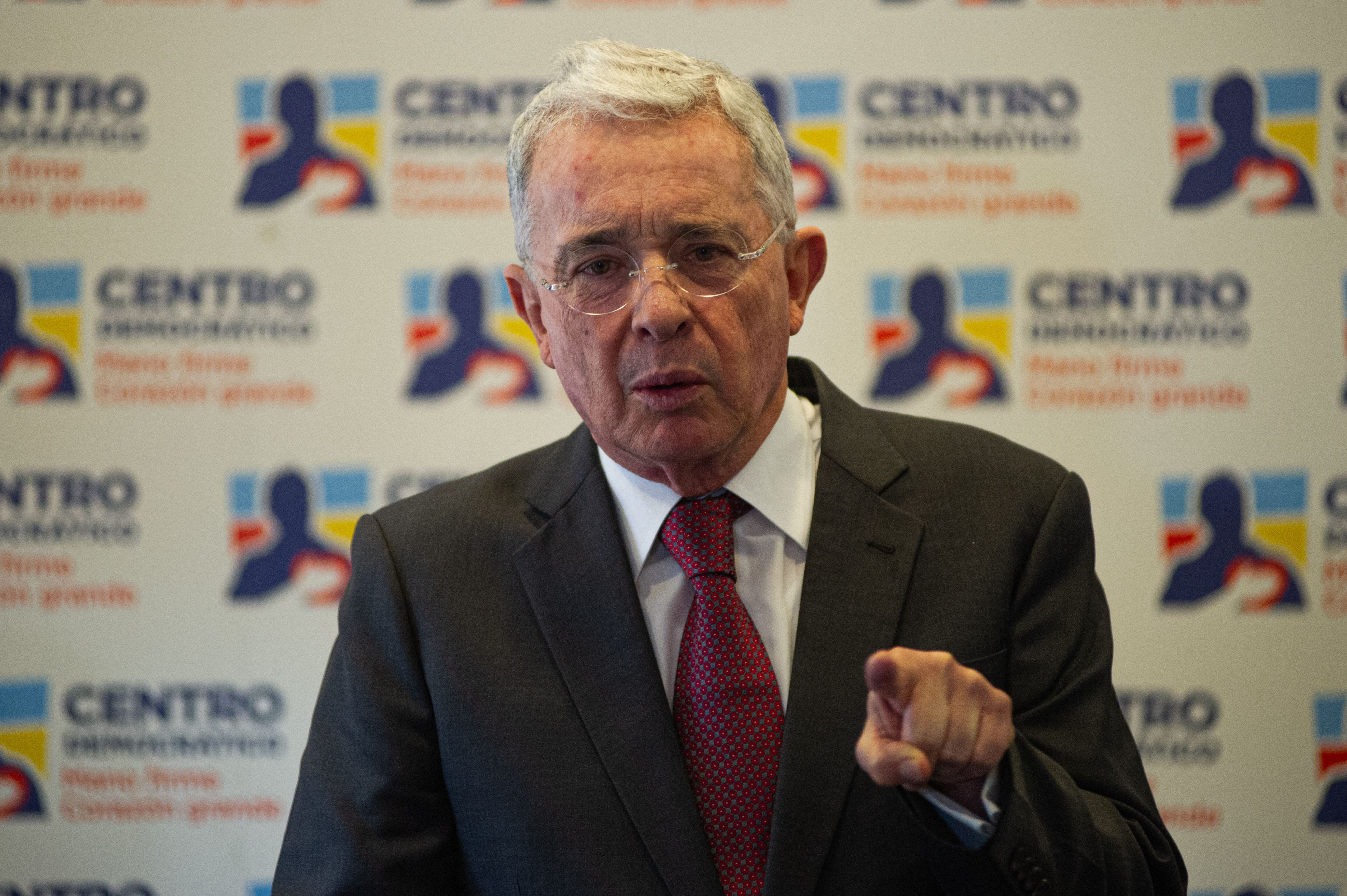 Álvaro Uribe en septiembre de 2022.