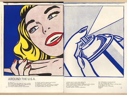 'Girl/Spray Can from Walasse Ting', de Roy Lichtenstein. 1963.