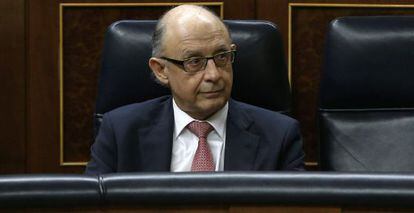 El ministre d'Hisenda i Administracions Públiques, Cristóbal Montoro.