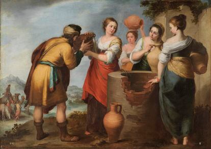 'Rebeca y Eliezer', Bartolomé Esteban Murillo. 1660 Madrid, Museo Nacional del Prado.