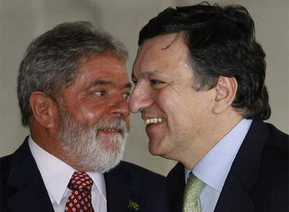 Lula da Silva y Durão Barroso, en Brasilia.