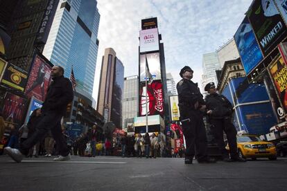 Times Square, en Nueva York, es el primer lugar del ranking en el que hay puede resultar peligroso conectarse a una red wifi gratuita.