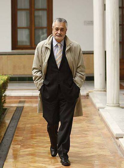 José Antonio Griñán, en el Parlamento andaluz.