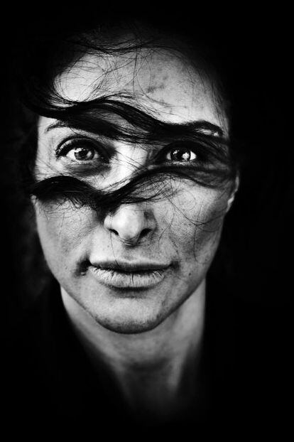Primer premio de la categoría de 'Retratos individuales'. En la imagen, la actriz danesa de origen iraní, Mellica Mehraban.