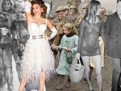 Del 11-S a Madonna, las batas de las niñas de Lille o el vestido transparente de Jane Birkin, algunas de las prendas que ha rescatado 'Worn on this day'.