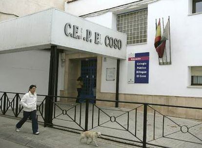 Colegio El Coso de  Socuéllamos (Ciudad Real), donde la mujer fue agredida.