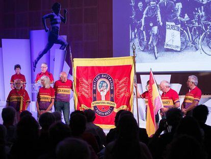 Homenaje de la Generalitat a la frustrada Olimpiada Popular de Barcelona de 1936. 