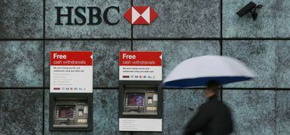 Una sede el banco HSBC en Londres.