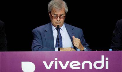  Vincent Bollore, presidente de Vivendi. 