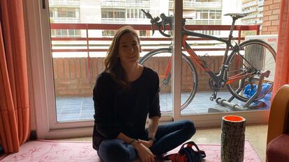 Laura Ester, en su casa.