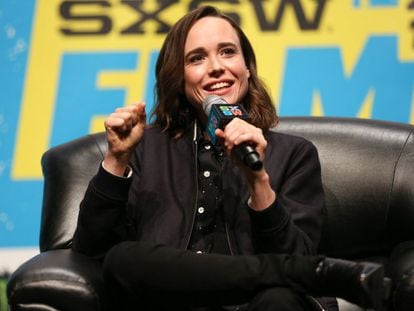 Ellen Page, durante su intervención en el festival de Austin.