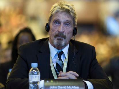 El fundador del antivirus McAfee, John McAfee.