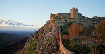 El Castillo de Marvão en la Sierra de San Mamede.