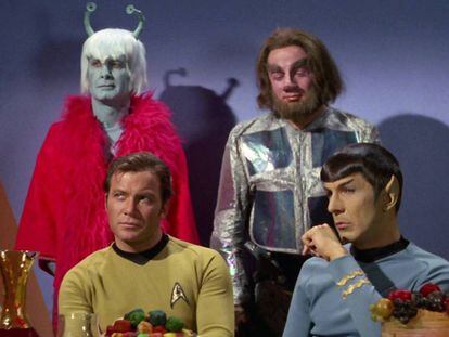 El elenco de 'Star Trek: la serie original', en un episodio de la tercera temporada. 