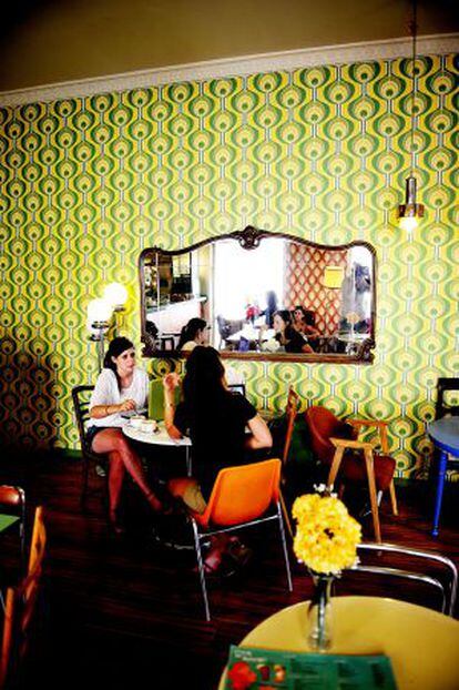 Interior del Lolina Vintage Café, en Madrid.