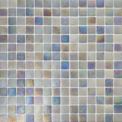 Cos model of 100% recycled glass mosaic from the Hisbalit Aqualuxe series.