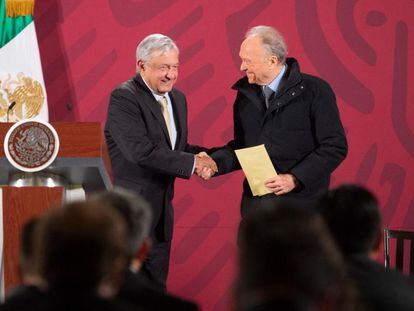 López Obrador y Gertz Manero, en una foto de archivo.