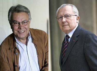 Felipe González y Jacques Delors.