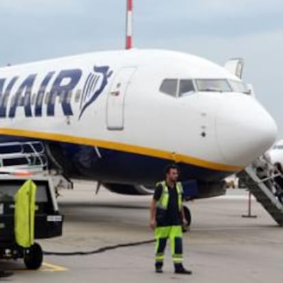 Avión de la aerolínea Ryanair