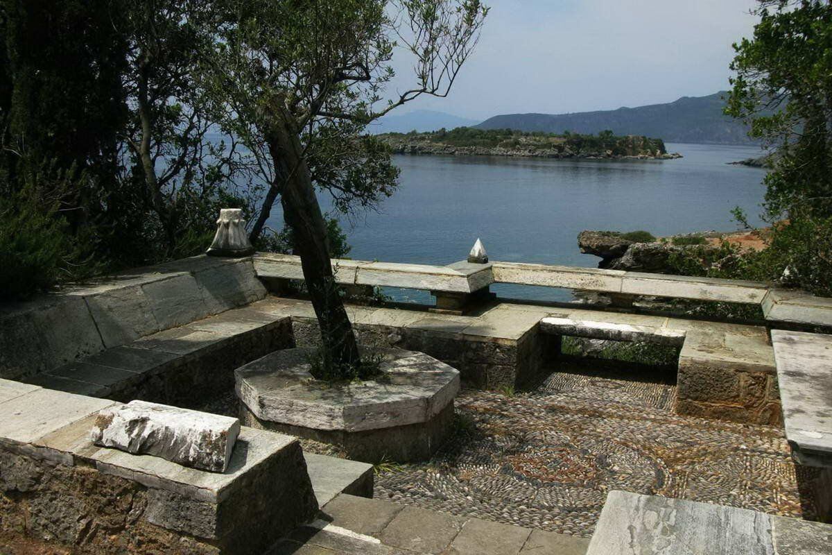 Una imagen actual de la casa de los Leigh Fermor en el Peloponeso.