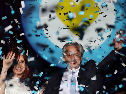 Alberto Fernandez y Cristina Kirchner en Buenos Aires el pasado diez de diciembre.