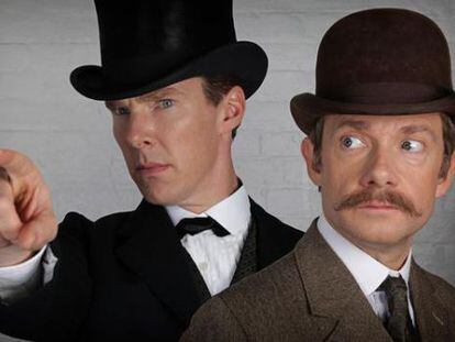 Primera imagen promocional del capítulo especial de 'Sherlock'.