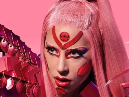Lady Gaga, en una imagen promocional de su nuevo disco, 'Chromatica'.