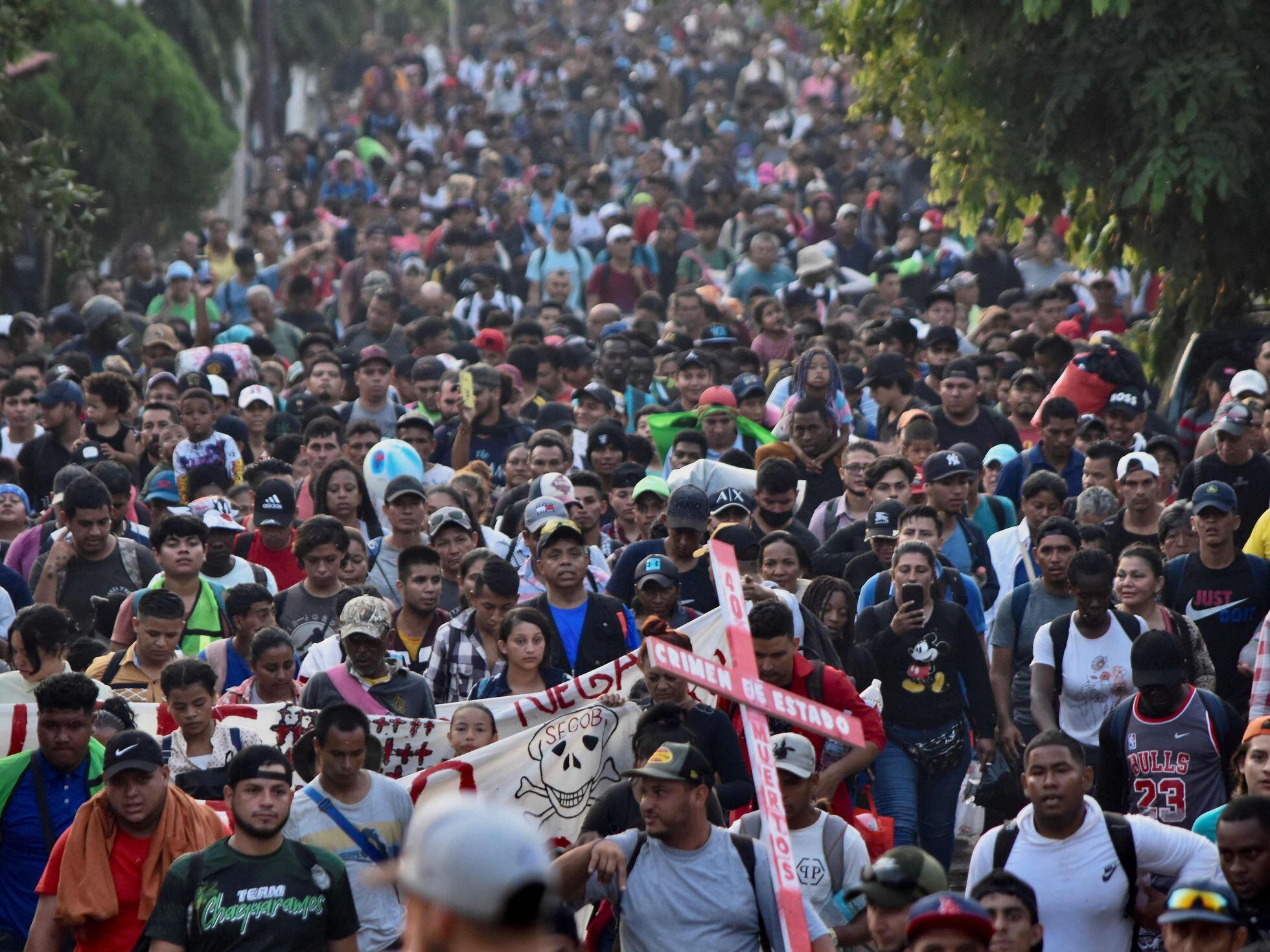 Nueva caravana migrante se dirige a Ciudad de M xico para agilizar la ruta legal a EEUU