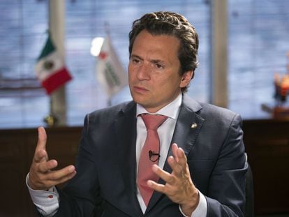 Emilio Lozoya, exdirector de Pemex, en octubre de 2013.